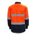 Высокая видимость одежды Мужская отражательная безопасность High Vis Shirt